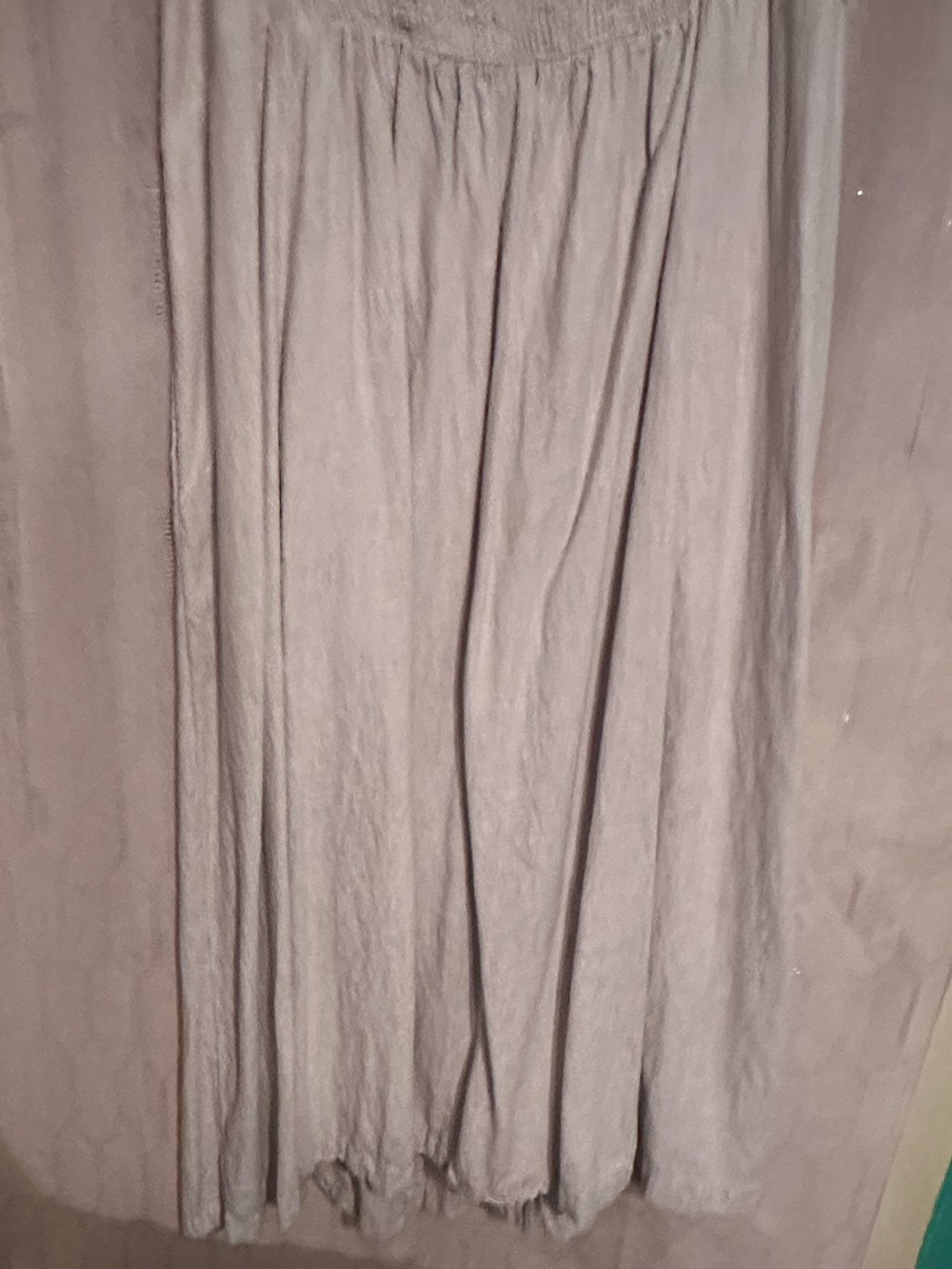 Old Navy Neutral Linen Midi Dress - Picture 7 of 8